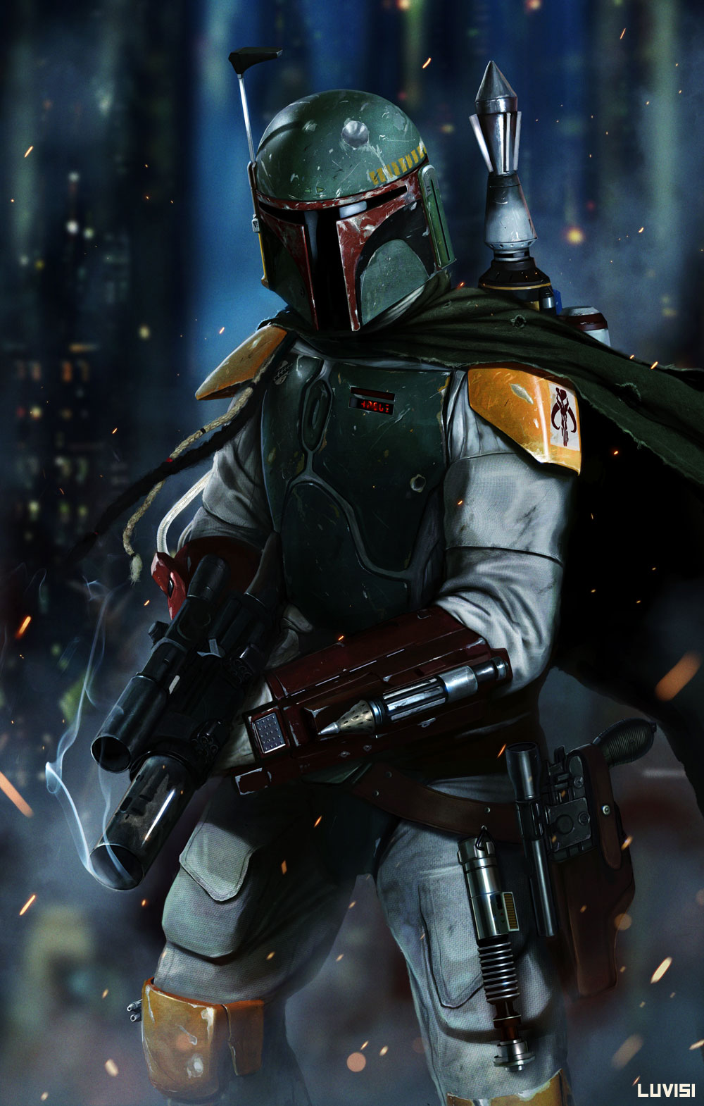 boba fett made by dan luvisi